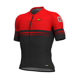 ALÉ Koszulka kolarska z krótkim rękawem - SLIDE - czerwony/czarny