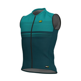ALÉ Koszulka kolarska bez rękawów - SLIDE - niebieski/zielony