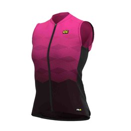 ALÉ Koszulka kolarska bez rękawów - MAGNITUDE LADY - niebieski