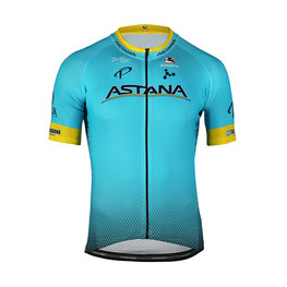 GIORDANA Koszulka kolarska z krótkim rękawem - ASTANA 2019 VERO PRO - turkusowy