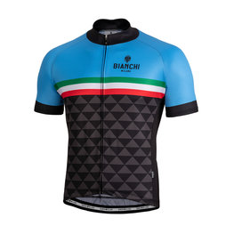 BIANCHI MILANO Koszulka kolarska z krótkim rękawem - CODIGORO - jasnoniebieski