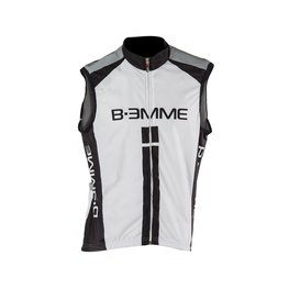 Kamizelka kolarska - ALPE D'HUEZ - czarny/biały