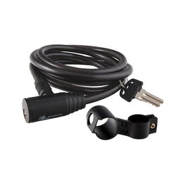 LONGUS zapięcie rowerowe - KLASIK 10/1800mm - czarny