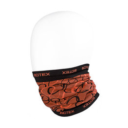 BIOTEX Komin kolarski - MULTIFUNCTIONAL - czarny/pomarańczowy