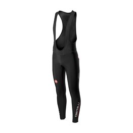 CASTELLI Długie spodnie kolarskie z szelkami - MENO 2 WINTER - czarny