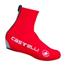 CASTELLI Kolarskie ochraniacze na buty rowerowe - DILUVIO C - czerwony