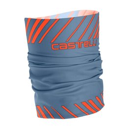 CASTELLI Komin kolarski - ARRIVO 3 THERMO - pomarańczowy/niebieski