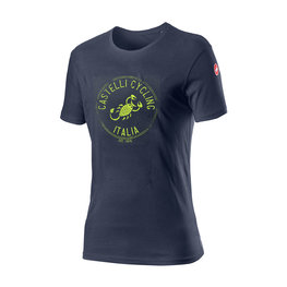 CASTELLI Kolarska koszulka z krótkim rękawem - ARMANDO - niebieski