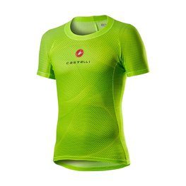 CASTELLI Kolarska koszulka z krótkim rękawem - PRO MESH - żółty