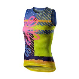 CASTELLI Kolarski bezrękawnik - PRO MESH W LADY - kolorowy/różowy