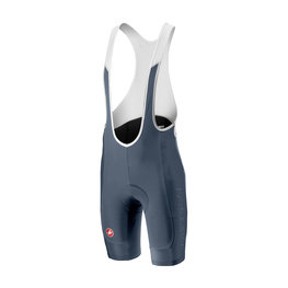 CASTELLI Krótkie spodnie kolarskie z szelkami - EVOLUZIONE 2.0 - niebieski