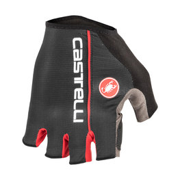 CASTELLI Kolarskie rękawiczki z krótkimi palcami - CIRCUITO - czarny/czerwony