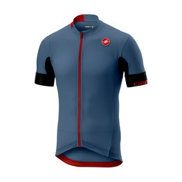 CASTELLI Koszulka kolarska z krótkim rękawem - AERO RACE 4.1 SOLID - niebieski