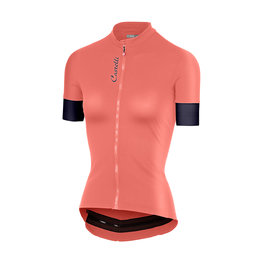 CASTELLI Koszulka kolarska z krótkim rękawem - ANIMA 2.0 LADY - różowy/niebieski