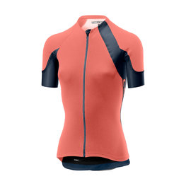 CASTELLI Koszulka kolarska z krótkim rękawem - SCHEGGIA 2.0 LADY - szary/różowy