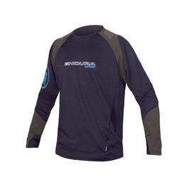 Letnia koszulka kolarska z długim rękawem - MT500 BURNER SUMMER - szary/niebieski