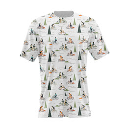 NU. BY HOLOKOLO Kolarska koszulka z krótkim rękawem - HEARTCORE - kolorowy/biały