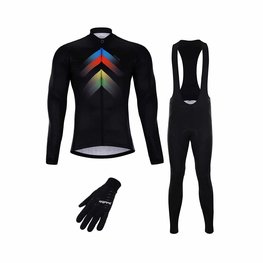 HOLOKOLO Kolarski mega zestaw - HYPER WINTER - czarny/kolorowy