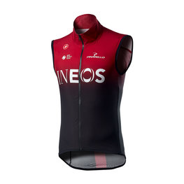 CASTELLI Kamizelka kolarska - INEOS 2020 - czarny/czerwony