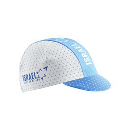 KATUSHA SPORTS Czapka kolarska - ISRAEL 2020 RACE - biały/jasnoniebieski