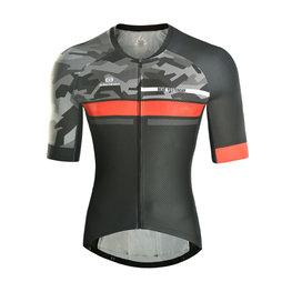 MONTON Koszulka kolarska z krótkim rękawem - JAT III - czerwony/czarny