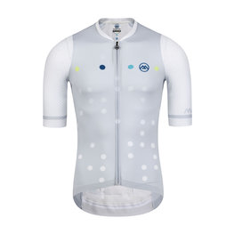 MONTON Koszulka kolarska z krótkim rękawem - BLINKY - szary