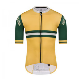 MONTON Koszulka kolarska z krótkim rękawem - JOE - żółty/zielony