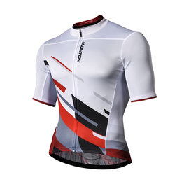 MONTON Koszulka kolarska z krótkim rękawem - FOCUS - biały