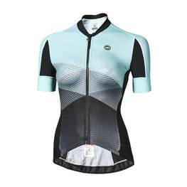 MONTON Koszulka kolarska z krótkim rękawem - MAGIC LAND LADY - czarny/zielony