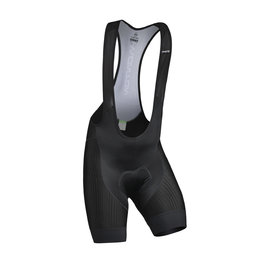 MONTON Krótkie spodnie kolarskie z szelkami - MOVING - czarny