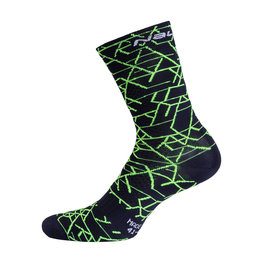 NALINI Kolarskie klasyczne skarpetki - AIS SAETTA 2.0 H19 - żółty/czarny