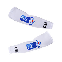 Kolarskie ochraniacze na ręce - FDJ 2018 - niebieski/biały