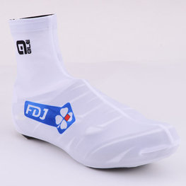 Kolarskie ochraniacze na buty rowerowe - FDJ 2018 - biały