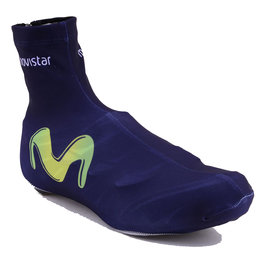 Kolarskie ochraniacze na buty rowerowe - MOVISTAR 2018 - zielony/niebieski