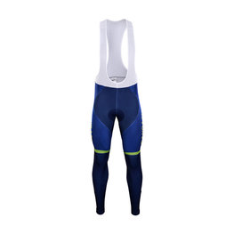 Długie spodnie kolarskie z szelkami - B. MERIDA 2018 SMR - niebieski