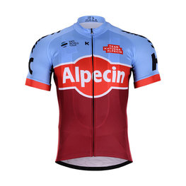 BONAVELO Koszulka kolarska z krótkim rękawem - KATUSHA 2018 - czerwony/bordowy/jasnoniebieski