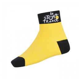 BONAVELO Kolarskie klasyczne skarpetki - TOUR DE FRANCE  - żółty/czarny