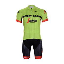 BONAVELO Krótka koszulka kolarska i spodenki - TREK 2018 - zielony/czarny