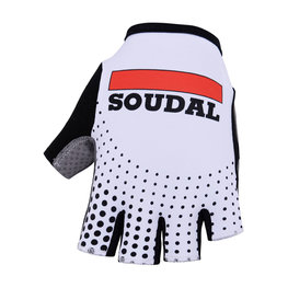 BONAVELO Kolarskie rękawiczki z krótkimi palcami - LOTTO SOUDAL 2019 - biały