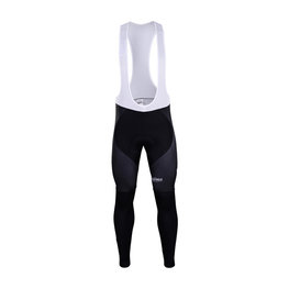 BONAVELO Długie spodnie kolarskie z szelkami - MOVISTAR 2019 SUMMER - czarny