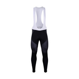 BONAVELO Długie spodnie kolarskie z szelkami - CCC RENO 2019 WINTER - czarny