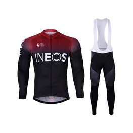 BONAVELO Zimowa kolarska koszulka i spodnie - INEOS 2019 WINTER