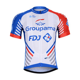 BONAVELO Koszulka kolarska z krótkim rękawem - GROUPAMA FDJ 2019 - biały