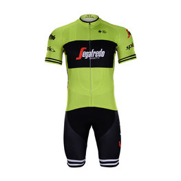 BONAVELO Krótka koszulka kolarska i spodenki - TREK 2019 - czarny/żółty