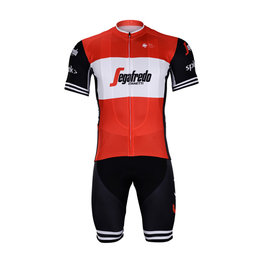 BONAVELO Krótka koszulka kolarska i spodenki - TREK 2019 - czerwony/czarny