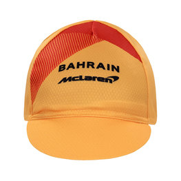 BONAVELO Czapka kolarska - BAHRAIN MCLAREN 2020 - żółty/czerwony