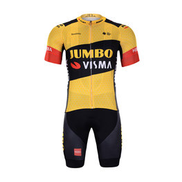 BONAVELO Krótka koszulka kolarska i spodenki - JUMBO-VISMA 2020 - żółty/czarny