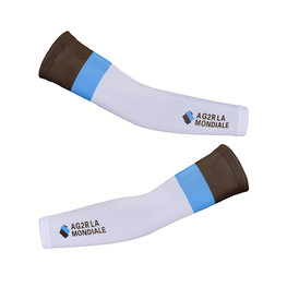 BONAVELO Kolarskie ochraniacze na ręce - AG2R 2020 - biały/niebieski/brązowy
