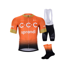 BONAVELO Kolarski mega zestaw - CCC 2020 - czarny/pomarańczowy