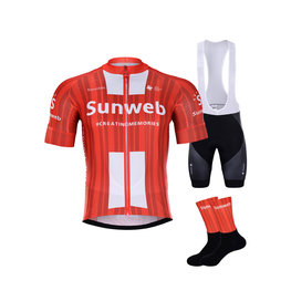 BONAVELO Kolarski mega zestaw - SUNWEB  2020 - czarny/czerwony